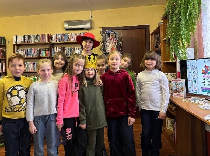 В Библиотеке №7 (с. Калиновое озеро) состоялось открытие Недели детской книги